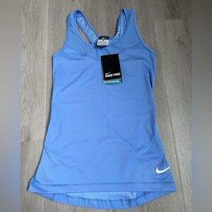 NWT NIKE PRO WOMENS Racerback training tank top Sz Xs lightweight w ventilation